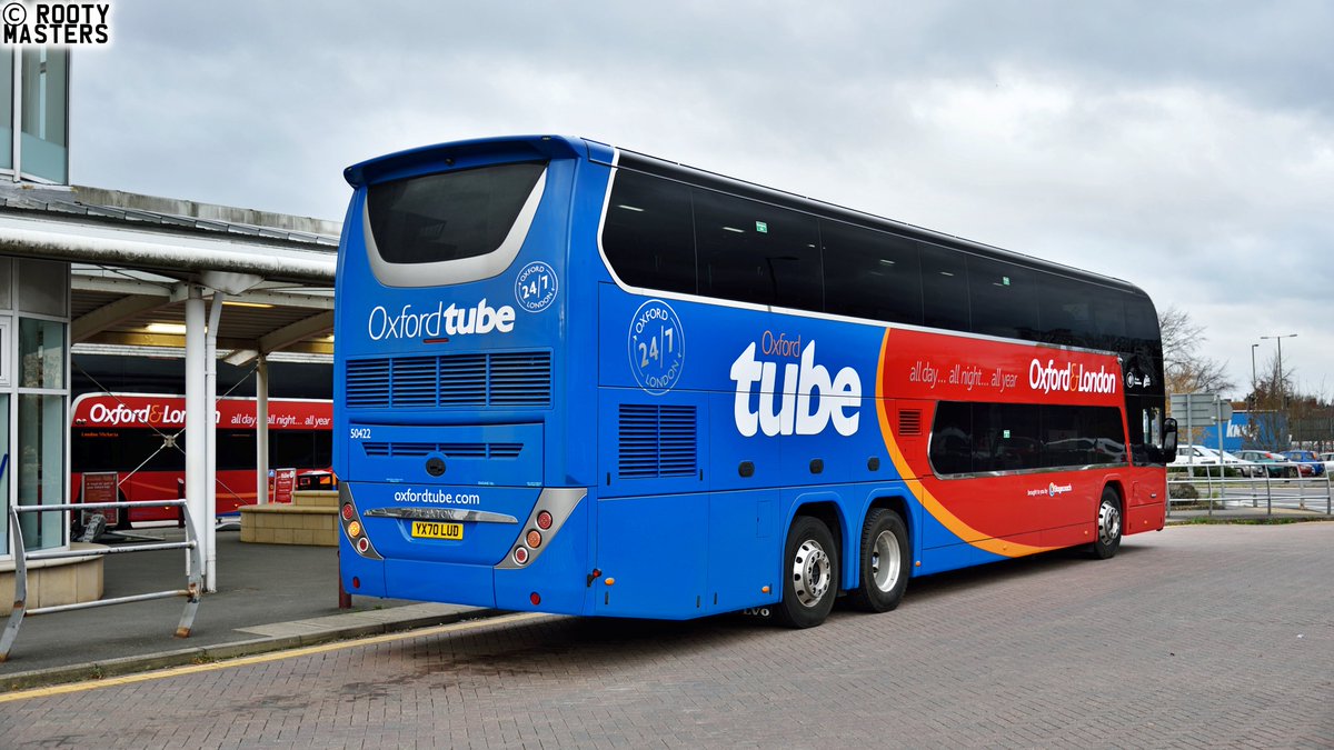 rootymasters's tweet image. The first of 34 Volvo B11RLET / Plaxton Panorama CH61/16FT coaches for Stagecoach Oxford Tube having appeared on Driver Training runs. 50421 (YX70LUA) and 50422 (YX70LUD) are seen at Thornhill Park &amp;amp; Ride on 19/11/2020. @Stagecoach_Ox @Oxford_Tube @Plaxtoncoach