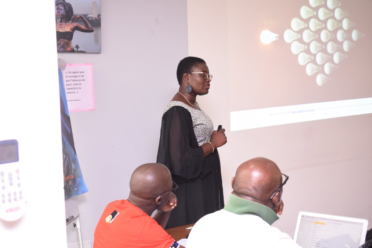 ImpactHubAbj's tweet photo. It's training day! 

Aujourd'hui a lieu la session de NEXT STAGE NTIC financé par la #GIZ 
Module: Leadership-Lead Others-Vision.

Astou Dia, fondatrice de A to A Partners et cofondatrice d'Impact Hub Abidjan, est la formatrice du jour.

#Cooperationallemande #InvestforJobs #KFW https://t.co/8UgOCEkw5v