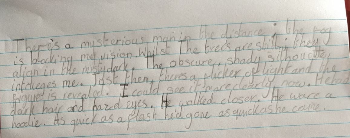 KingshurstY6's tweet photo. Fantastic use of semi-colons, Mei-Li 🌟🥇🌟
Sometimes these can be quite tricky to use.
Do you think you could use these in your next piece of writing, when back at school?

@KingshurstPS https://t.co/vjzhMhOA5c