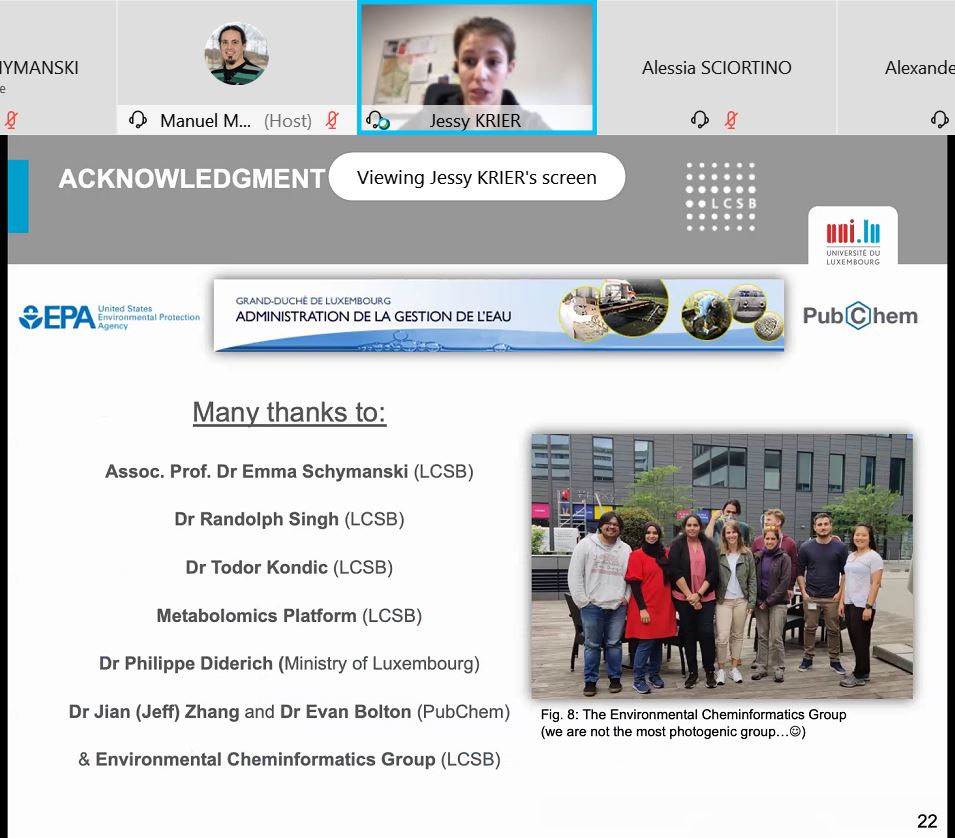 Super proud of <a href="/krije_/">Krier Jessy</a> presenting her LUXPEST work at #LCSB Team Meeting today using #Shinyscreen #MetFrag #MassBank <a href="/pubchem/">life</a> <a href="/NORMAN_network/">NORMAN network</a> SLE - great #OpenScience work within and beyond our ECI group! <a href="/FnrLux/">Luxembourg National Research Fund (FNR)</a> <a href="/uni_lu/">uni.lu</a> 
zenodo.org/record/3862689 
pubchem.ncbi.nlm.nih.gov/classification…