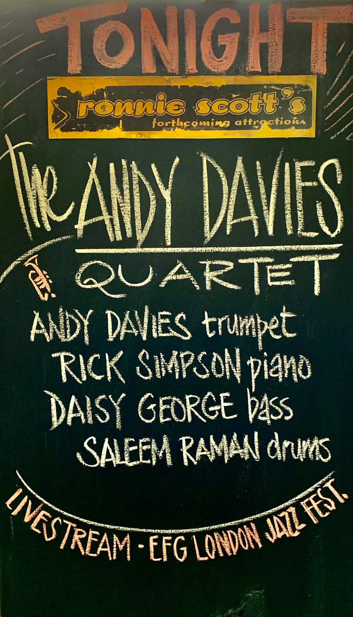 officialronnies's tweet photo. #returnsessions tonight at 8pm with King of the Jam Sessions Andy Davies with his Quartet. Tune in either here on FB or YT https://t.co/nnOY0cxVlT or via RS website. TrumpetTrumpetTrumpetTrumpet
These are funded by donations so please give generously: https://t.co/Rk9mzDDR5c https://t.co/fJL3e6IksO