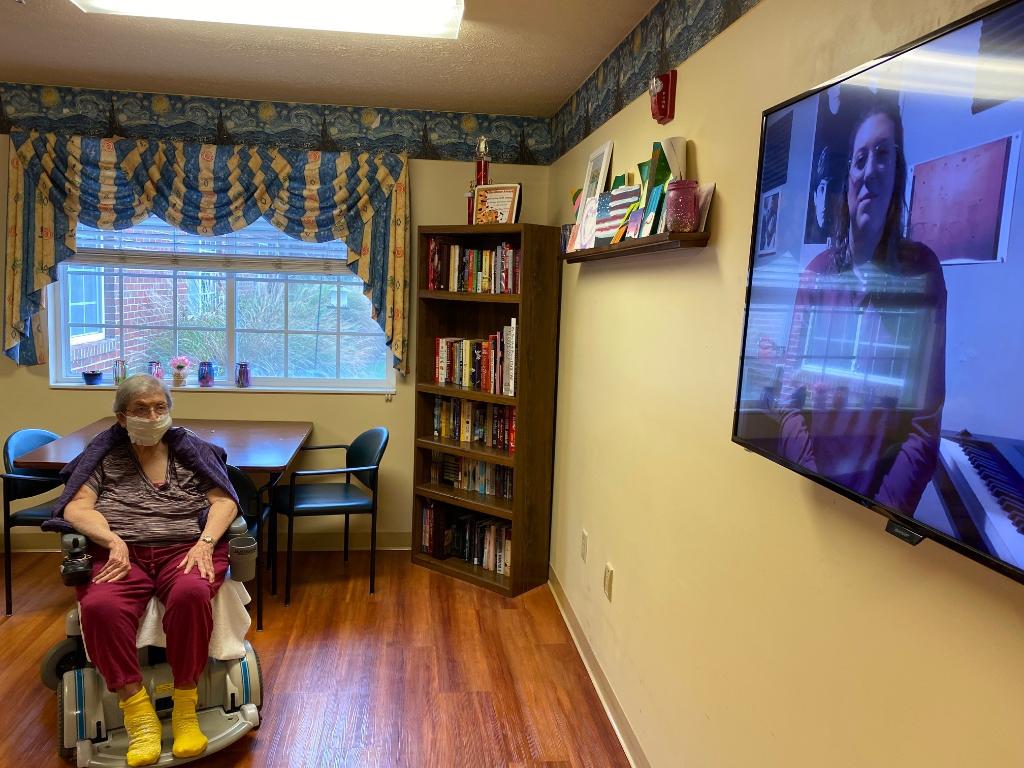Congratulations to our Assisted Living resident, Joyce B. for being selected as Trilogy's founding Member of their very first Live A Dream Virtual Choir! Stay tuned for more progress of Joyce's journey! <a href="/LiveADreamUSA1/">LiveADreamUSA</a> #LiveADreamVirtualChoir #TrilogyLiving #CommunityConnections
