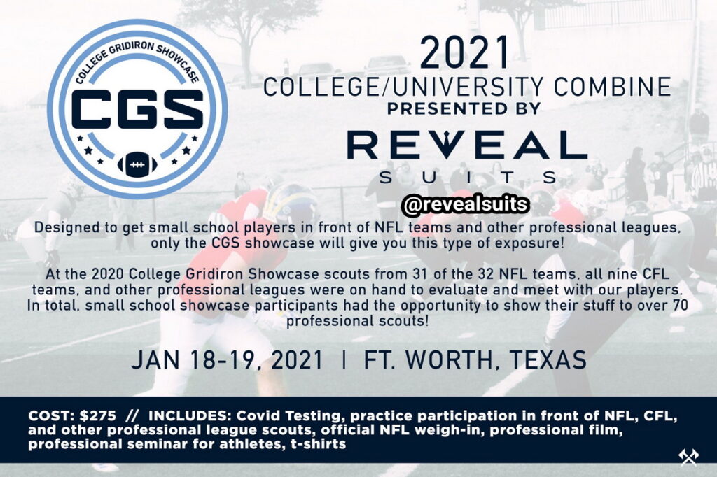CGS Small School Showcase: HUGE OPPORTUNITY for Small School Football Players! nfldraftdiamonds.com/2020/11/cgs-sm… #NFL #NFLDraftNews