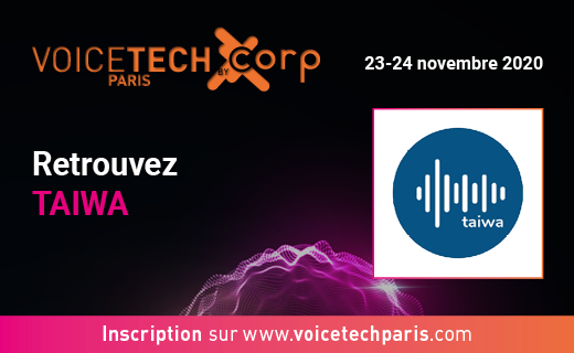 VoiceTechParis's tweet photo. De l’expression du besoin à la mise en ligne en passant par l’UX vocal et le développement, @TaiwaAgency accompagne ses clients pour proposer une expérience utilisateur unique et originale. Ne manquez pas leur témoignage dans un format 100% digital sur 👉 https://t.co/yt4WnNWCmM https://t.co/szIe4SN5uu