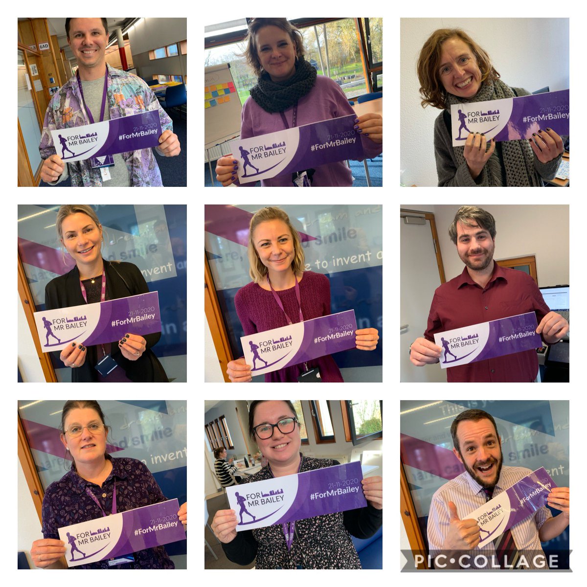 BSNJSV's tweet photo. Today @BSNJSV turned purple #ForMrBailey 💜 https://t.co/MO4jJ4hosB