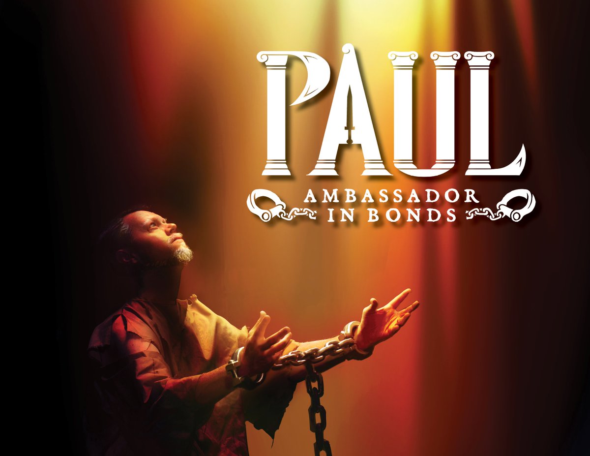 ArmstrongAud's tweet photo. We're exactly one month away from the premiere of "Paul--Ambassador in Bonds," an original musical by composer Ryan Malone. You can purchase your tickets at  https://t.co/JhHuzWWYG2. #PaulMusical #ExperienceArmstrong https://t.co/Vh4m3eZw5P
