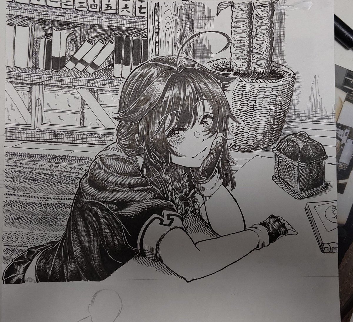 #制作過程の写真だけで興味を持ってくれる方へ届け
今回の絵のやつ 