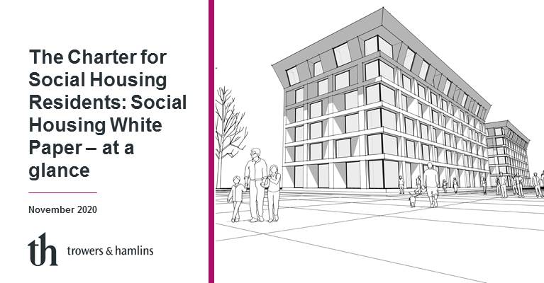 Trowers's tweet image. Following the Government’s release of the #SocialHousingWhitePaper this week, our housing experts have drawn together the notable themes and proposals outlined in the White Paper. Download your copy here: bit.ly/3kFKarG
#socialhousing #ukhousing