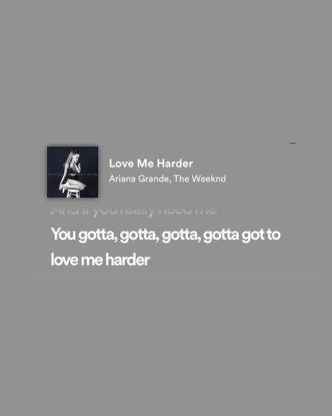 off the table x love me harder