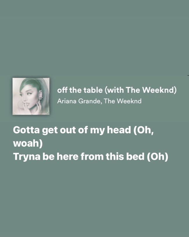off the table x ghostin
