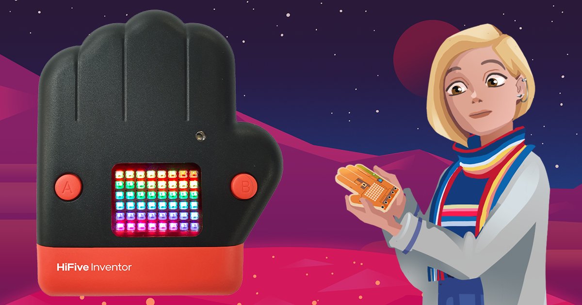 DoctorWhoShop's tweet image. Introducing the #doctorwho Hi Five Inventor Coding Kit, a programmable Internet of Things mini-computer designed to get kids coding! 

Available just in time for the holidays! &amp;gt;&amp;gt; bbc.in/3lLmEe5
