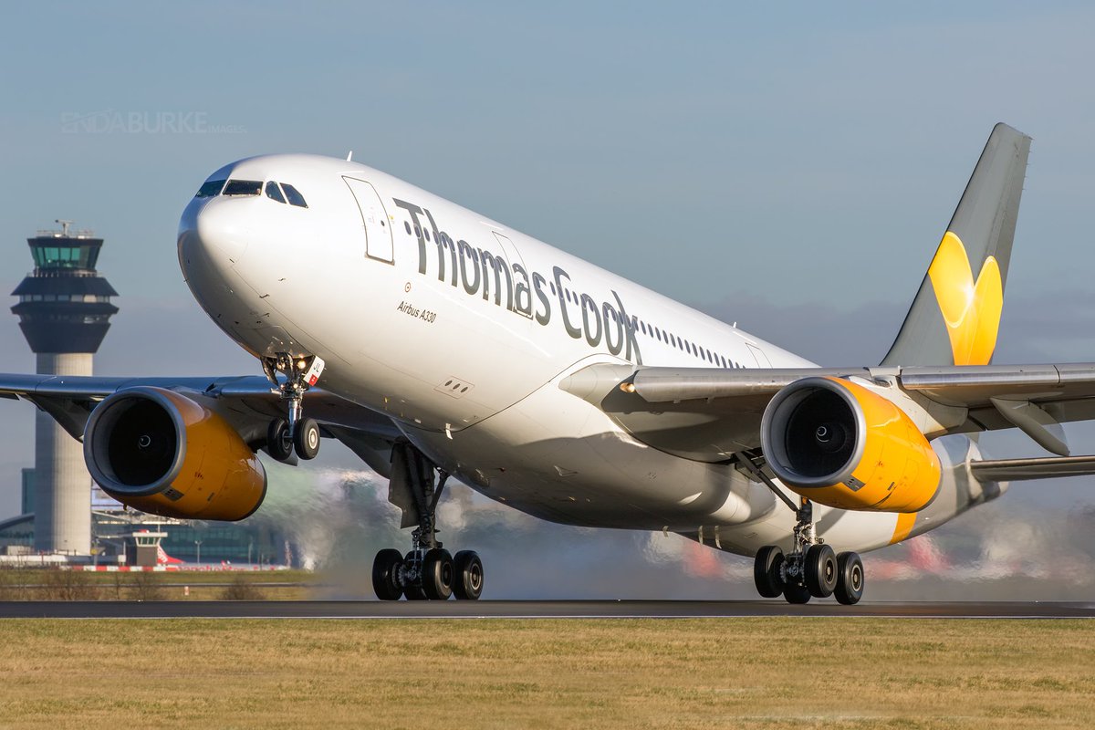 Enda Burke Sad To See The Video Doing The Rounds Yesterday Of Thomas Cook G Mljl Getting The Chop At Manchester Here She Is In Better Times One Of The Few