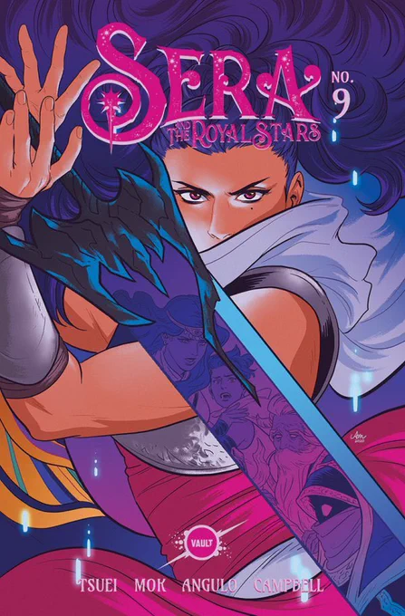 Sera and the Royal Stars #9 is out already! Did you get your copy at your LCS??✨

Book published by @thevaultcomics, written by @jontsuei, drawn by me, colored by @raul_angu, lettered by @jimcampbell, additional designs by @timdanielcomics. 