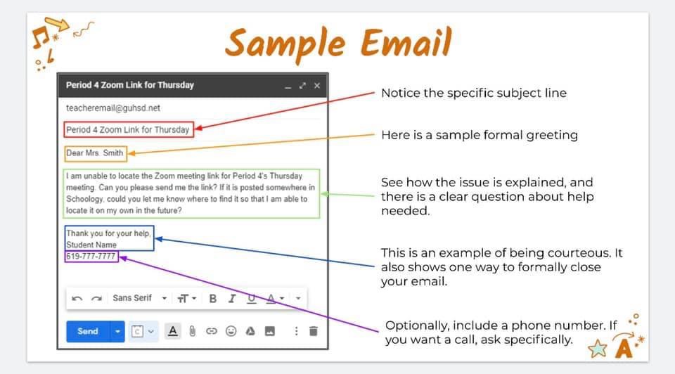 Since so many are working remotely, some good info on emailing!