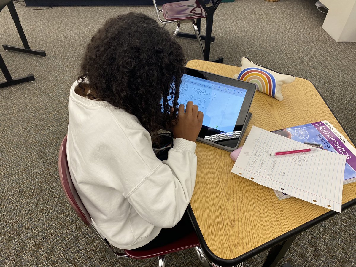 BScholl33's tweet photo. Using the whiteboard feature in @Flipgrid for @EPSDEyer students to record and TEACH me how to solve a multi-step equation as if I had no background knowledge #highestformoflearning #flipgridfever #oneeyer https://t.co/39OzNagIyU