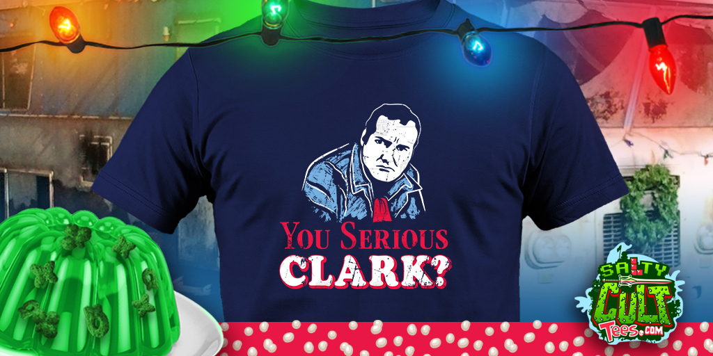 SaltyCult's tweet photo. https://t.co/g8yUT75Nco — Do to the crunchiness of #AuntBethanysJellOMold #CousinEddie wasnt sure he heard #Clark right. Did he just say an airline pilot spotted #SantasSleigh? That cant be right #YouSeriousClark
#saltycult #Christmasvacation #tshirtdesign #Griswold #ShittersFull https://t.co/GHjUHO8NzM