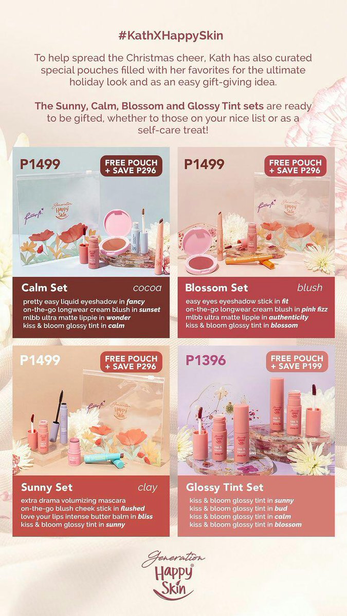 KATHTropaOFC's tweet photo. Hey Happy Girls! The #KathXHappySkin Holiday Bloom Collection is now available on @LazadaPH! ✨

Add to cart: https://t.co/vI9VMxy6bh
@happyskin_ph @bernardokath @RissaMananquil @min_bernardo
#KathrynForLazada #LazadaxKathryn
#KathrynBernardo https://t.co/Hk5zbl5Beb