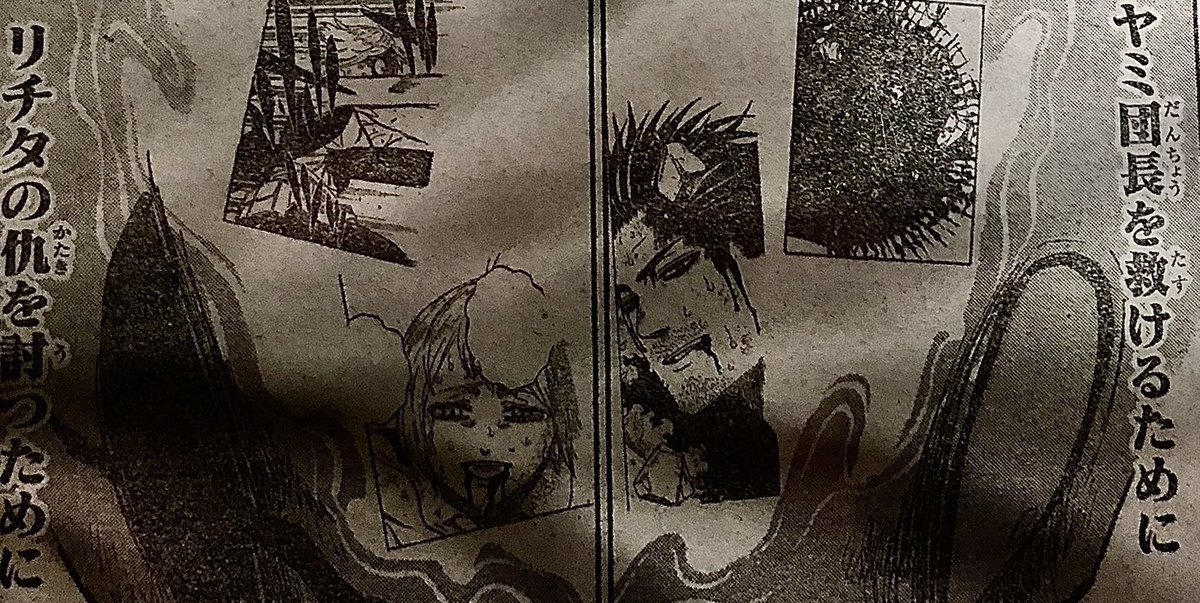 am so blind, didn't even realized it's Asta and Liebe's eyes. I was focusing on Yami and Licita 😆🤣
#BCSpoilers 