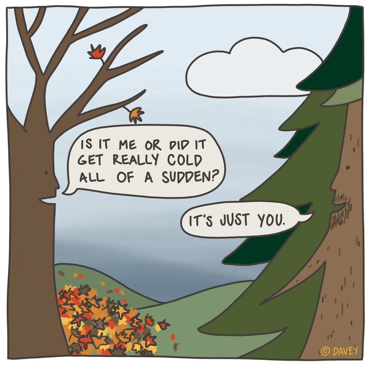DaveyTree's tweet photo. RT if this made you lol. 🍁🍂
#Autumn #Fall #Comics https://t.co/k7RCaqlrFO