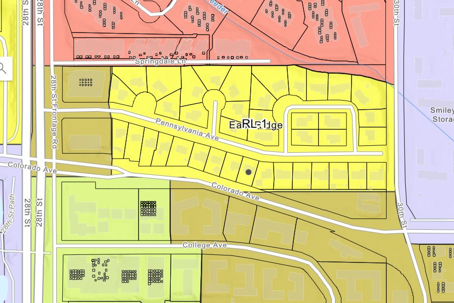 3/5 b)Zoning matched poorly to market conditions, as what are essentially apartments/co-ops/boarding houses are forced to "pretend" to be single family homes in the eyes of the zoning code, especially in college towns/popular cities (regulation problem).