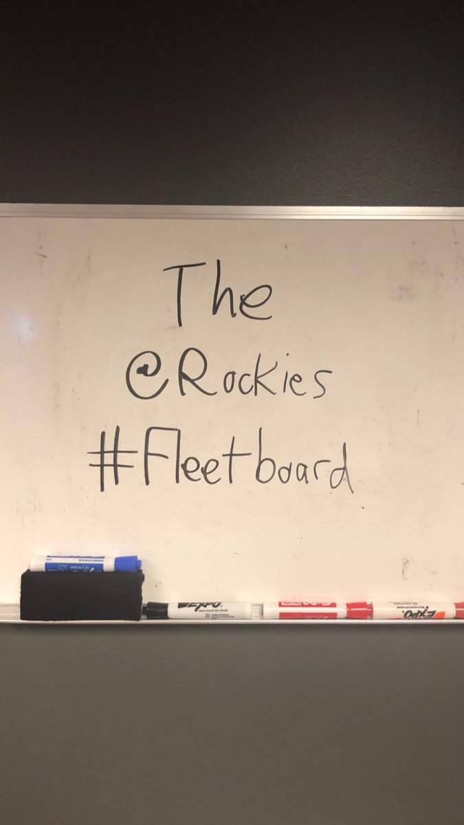 Rockies's tweet photo. Hey. This is the @Rockies #Fleetboard!

Every day we’ll share some words of encouragement, hot takes, random musings and special messages on our office whiteboard. Enjoy! 💯 https://t.co/D0tEbdmm1v