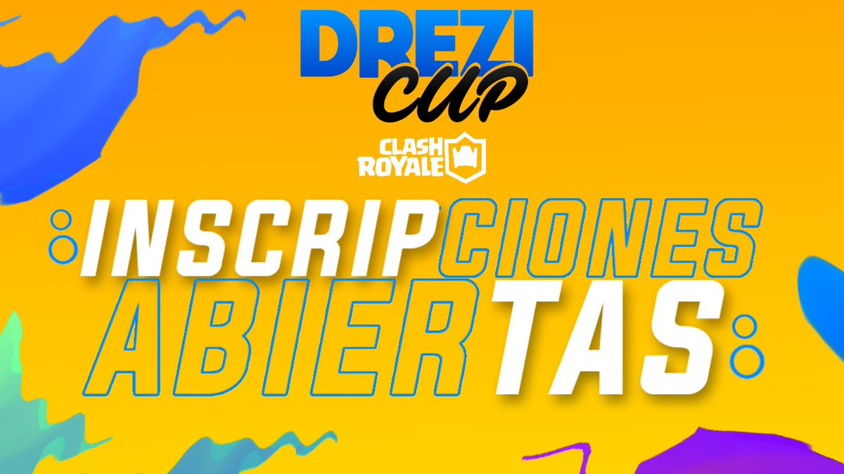 #ClashRoyale #CR #LigaCR Inscripciónes Abiertas Para la Drezi Cup.
Premio, Línea Gráfica para tu Team (NO LOGO)
Requisitos ⬇️
Seguir a
<a href="/CynthiiaR92/">Cindy❤️</a>
@Olii27Cr
@FellasArmy
<a href="/DreziGg/">𝘿 𝙍 𝙀 𝙕 𝙄</a>
<a href="/FellasLeagueGG/">Super Fellas League</a>
Rt A 🔄 x.com/FellasLeagueGG…
🔄❤️RT Y MG - PRUEBAS MD