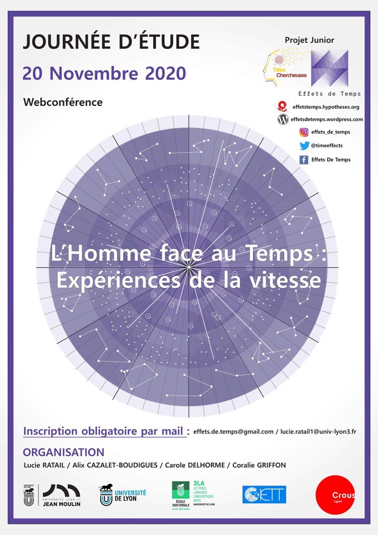 timeeffects's tweet image. J -1 !! La visioconférence « l’Homme face au Temps » de déroulera demain sur univlyon3.webex.com/univlyon3/onst… 
avec le mot de passe : 
7CZzYZMeA33

Encore un grand merci à nos partenaires :
@UniversiteLyon @UJML @IETT_ITTS @CrousLyon @ED3LA