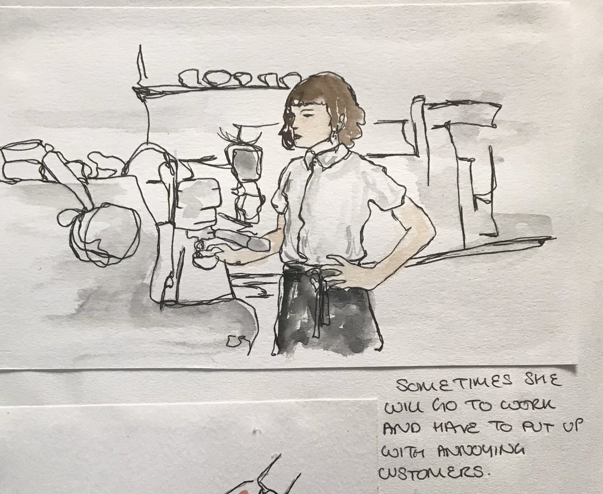 eggsinasquare's tweet photo. My daughter doesn’t follow me on here but I know she sometimes has a nosey at my account. She is studying illustration at university so I’m showcasing some of her work. Hi Ffion! 👋🏻 #art #embarrasingdad #illustrationart https://t.co/SXQDDIiW7g