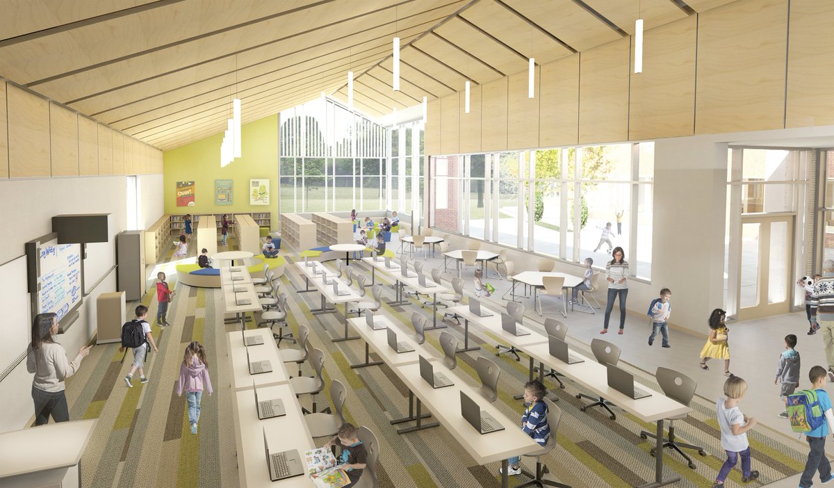 smma_design's tweet image. The Town of Lincoln's sole educational facility was originally built in 1948, and had since become outdated. SMMA and @ewingcole's design revitalizes the school for modern learning and Net-Zero Energy standards. Learn more: bit.ly/35JZoYq

#WeDesignPlaces