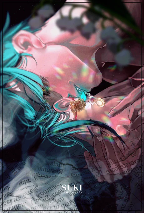 レオさんのお写真が最高すぎて鼻血を出しているフロイドを描きました https://t.co/khDdXJYZyT 