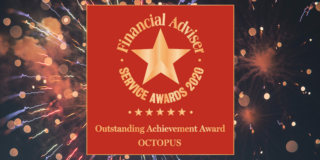Octopus_UK's tweet photo. Not only were we awarded FIVE STARS yesterday at the Financial Adviser Service Awards for the 7th year in a row, we’ve also been given the Outstanding Achievement Award.
Well done to the teams at Octopus for your hard work - thank you to everyone who voted for us #FASA2020 https://t.co/kjzbZWoFEo