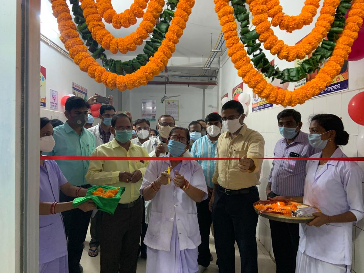 Dist_Kendujhar's tweet photo. High Dependency Unit(HDU) to give better medical care for high risk mothers inaugurated today in DHH,Keonjhar.This augments Health facilities. It'll help in further reducing MMR. It was inaugurated by a Senior Staff Nurse in presence of Collector,Keonjhar,CMDO&amp;Health Staff https://t.co/8JkFlrySST