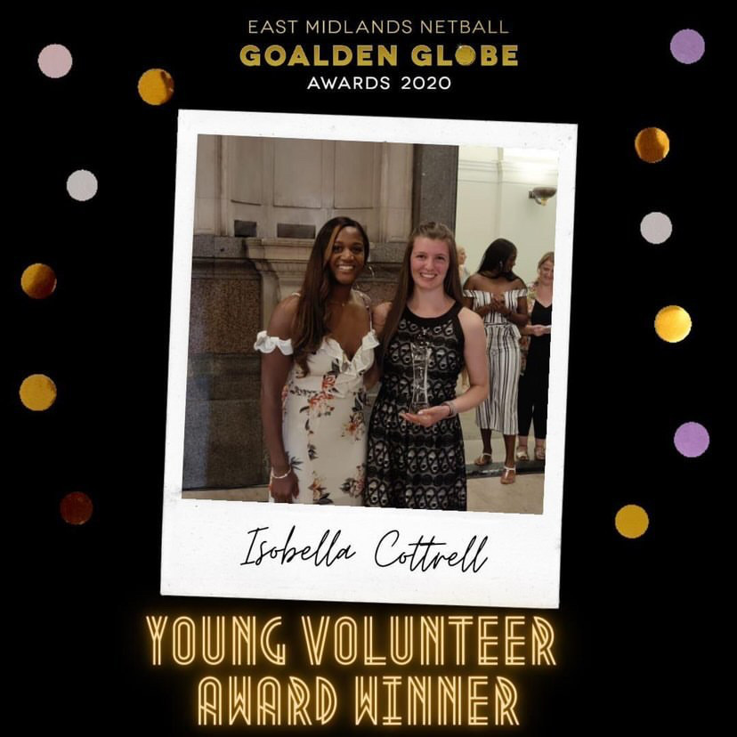 Sport_Hallam's tweet photo. Volunteering is a foundation of #TeamHallam &amp; is something we value &amp;  recognise. So a massive congrats to @HallamNetball members Isobella, who has won the East Midlands Netball Young Volunteer Award. This latest award means she's now won this award for 4 consecutive years! https://t.co/6rCJBDhxge