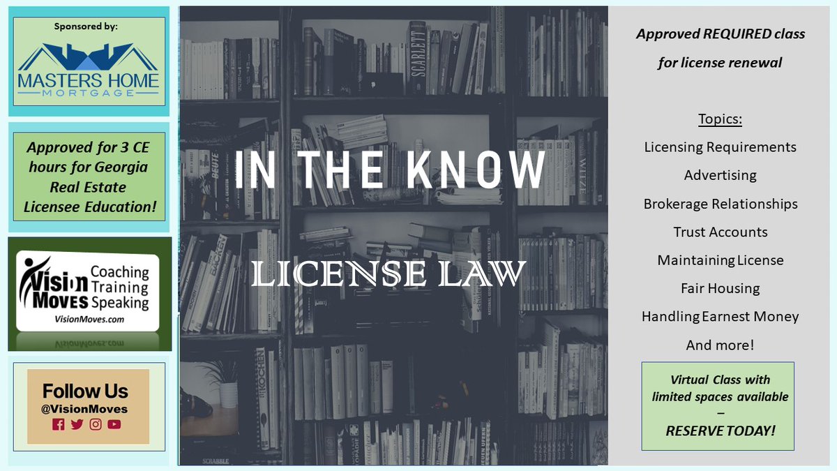 VisionMoves's tweet image. LAST License Law Class 2020! - mailchi.mp/c67bef1e2c18/l…