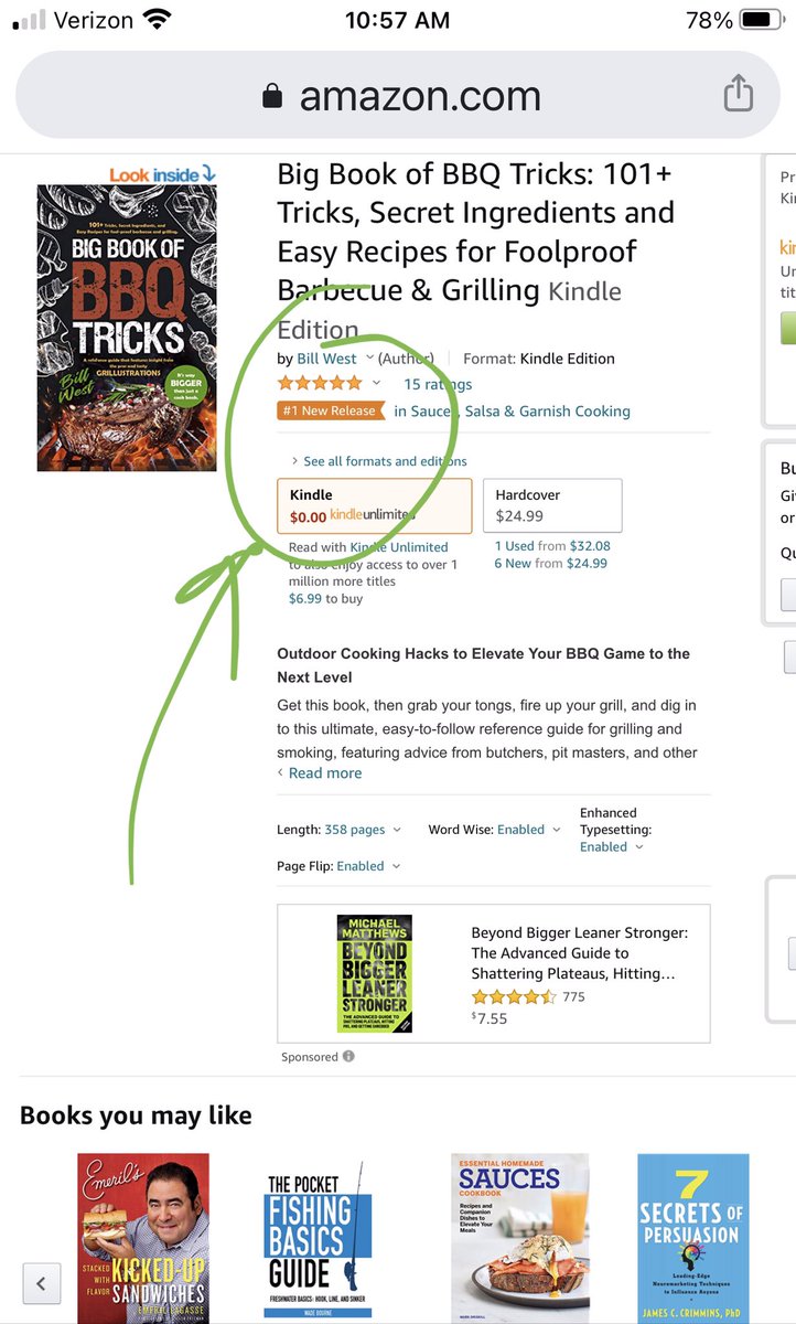 BarbecueTricks's tweet photo. Exciting start to the Big Book of BBQ Tricks launch week... #1 new release!
Thanks all!🔥🔥🥩🥩
Order now: https://t.co/h1YRJJ9E8D https://t.co/7RLOT2mAyR
