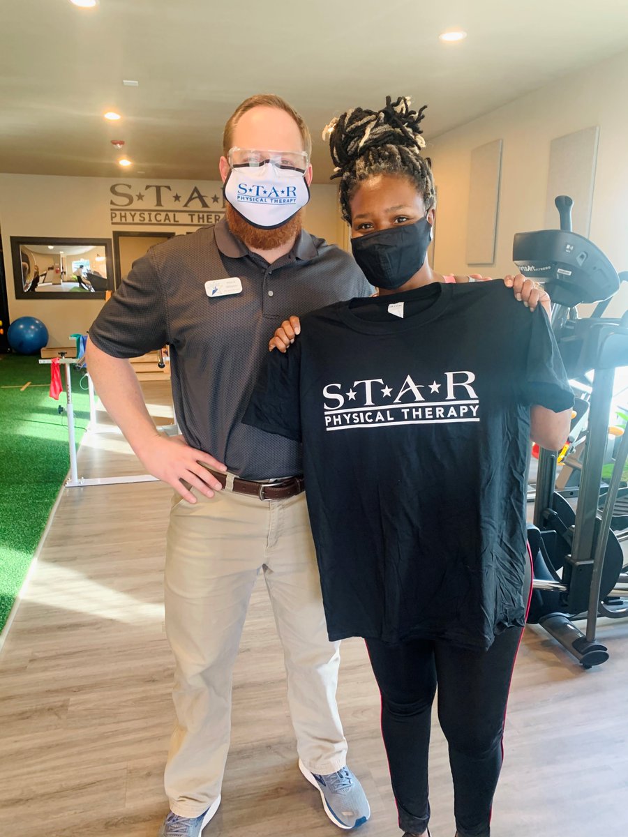 starpt4u's tweet photo. Erica started #PhysicalTherapy at our #FarmingtonAR clinic after suffering from #LowBackPain that radiated down her right leg. The pain prevented her from running & disrupted her sleep. She has now graduated from #PT & can run with little to no pain & have a good night's sleep! https://t.co/huHZlGowIk