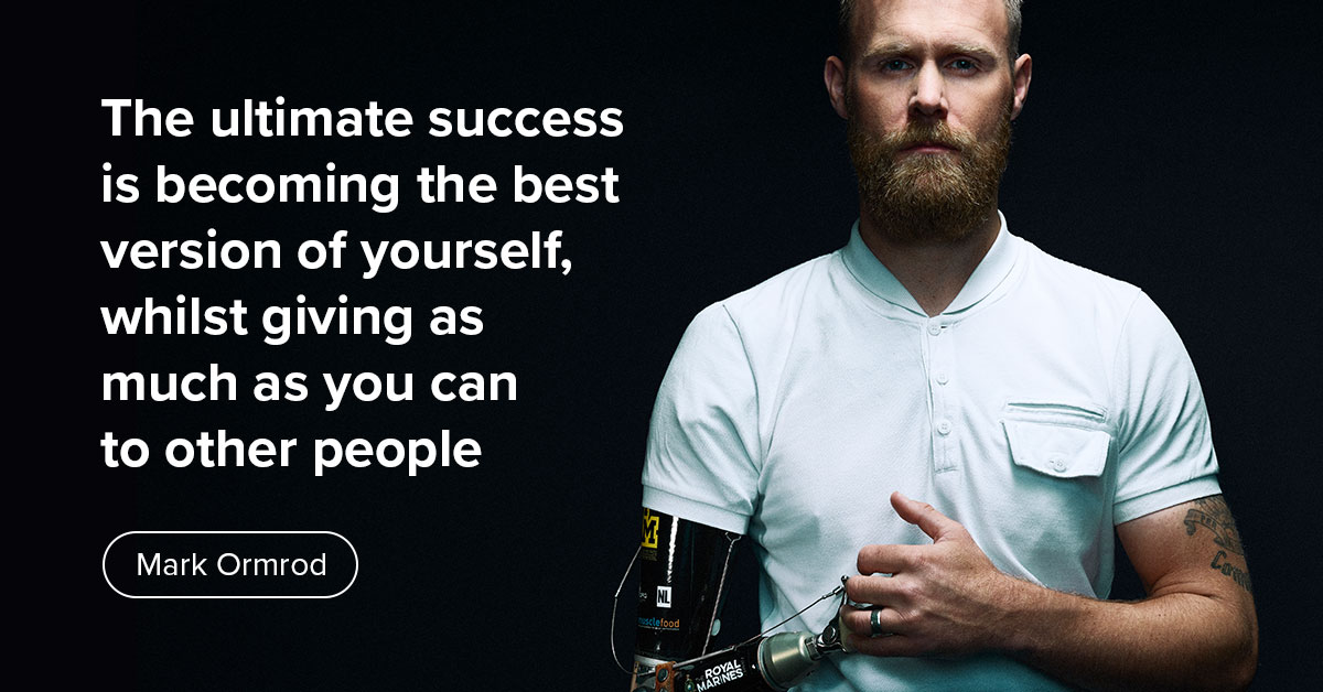BecomingXteam's tweet photo. Mark Ormrod became a four time Invictus Games Gold medallist as a triple amputee.

Watch his film now: https://t.co/qWgo4te125

#WhatCouldYouBecome #InternationalMensDay @MarkOrmrod https://t.co/LnfcL4tWQU