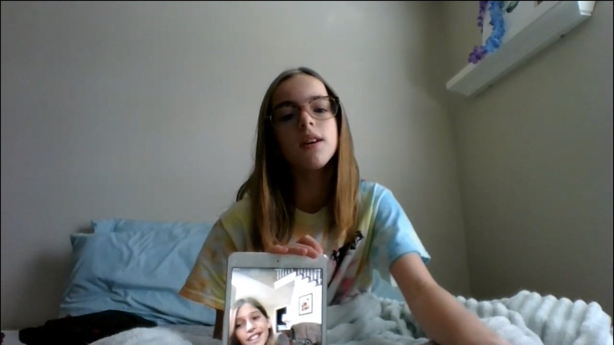DMSIrishChoirs's tweet photo. For our #SongForYouChallenge , this 6th grader sang “Count on Me” by @BrunoMars over video chat to show her gratitude for her best friend! https://t.co/g9ps10hbmz