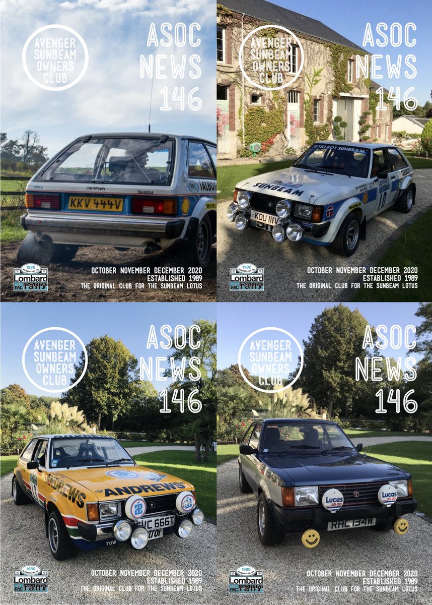 avengerSunbeam's tweet photo. All four front covers from the next ASOC News magazine.
Still not a member of the original, biggest and best club for the Sunbeam Lotus? https://t.co/0FNIDhyoL4
#SunbeamLotus #LombardRAC1980 #KKV444V #KDU111V #EVC666T #RAC134W #HenriToivonen https://t.co/3hwtHn1sQD