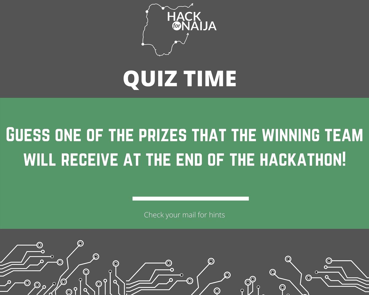 hackfornaija's tweet photo. Type the answer in the comments and tag your team members!!!
#HackforNaija #HackforNaija2020 #MLH #Devpost #impact #tech #HackforSolution #LifeDevelopersNetwork #coder #Learning #technology #innovation #nigeria #workshop #education #edtech https://t.co/GV6oz080qs