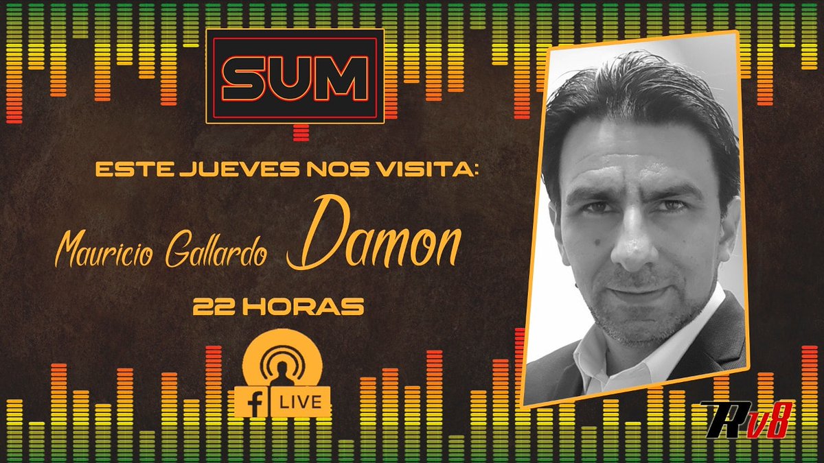 SumRadioOk's tweet image. Hoy a las 22hs, por la @RV8AR , nos visita @damonrelator !
Asi que &quot;Nadie se rinde, todos a fondo&quot;, para encarar ésta nueva emisión del #SUM.