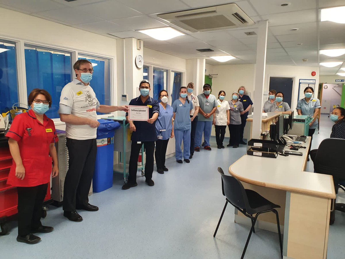 Magnificent Maple ward rounded off <a href="/ASPHFT/">Ashford & St Peter's</a> stop the pressure day in the most perfect way with 100 days free from hospital acquired category 2 and above pressure ulcers! <a href="/AndyField1/">Andy Field</a> <a href="/SuzRankin/">Suzanne Rankin</a> <a href="/andrealewisRRC/">Andrea Lewis 💙 RN MSc RRC</a> <a href="/tsammatthews/">Theresa Matthews</a>