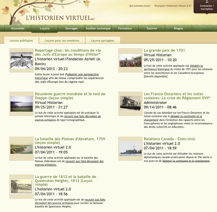 Stéphane Lévesque (@s_lvesque) on Twitter photo Profs d’histoire! Consulter nos leçons de <a href="/histo_virtuelle/">LabHistoireVirtuelle</a> disponibles en ligne virtualhistorian.ca/fr <a href="/aqeus/">AQEUS</a> <a href="/OHASSTA/">OHASSTA</a> <a href="/CanadianStudies/">Association for Canadian Studies</a> <a href="/HistoricaCanada/">Historica Canada</a> Profs d’histoire! Consulter nos leçons de <a href="/histo_virtuelle/">LabHistoireVirtuelle</a> disponibles en ligne virtualhistorian.ca/fr <a href="/aqeus/">AQEUS</a> <a href="/OHASSTA/">OHASSTA</a> <a href="/CanadianStudies/">Association for Canadian Studies</a> <a href="/HistoricaCanada/">Historica Canada</a>