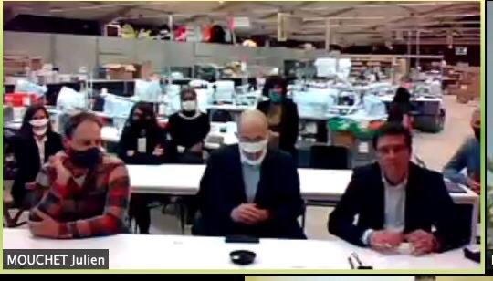 Enthousiasmée par FMS @40Pour entreprise adaptée, 278 salariés, partenariat avec la fédé des entreprises du surf et glisse #sourcing inclusif @pole_emploi. 60 emplois créés 50 CDD Tremplin "des salariés fiers avec un savoir faire de qualité supérieure »L’État soutient les EA.