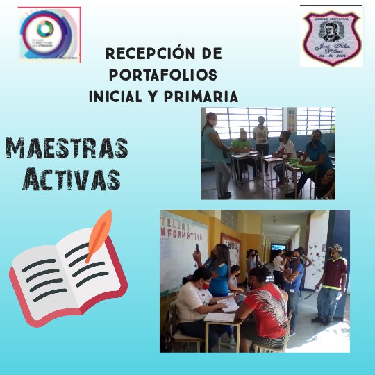 uejosefribassj's tweet photo. Territorio de San Joaquín
Circuito 1
Recepción de portafolios inicial,primaria y media,
Asesorías pedagógicas en todos los niveles
#MisionesSocialesParaElPueblo
#7mas7formulaperfecta
@Aymaraguiar @ZeCarabobo @edu_sanjoaquin @MPPEDUCACION https://t.co/QUuD3oUdbb