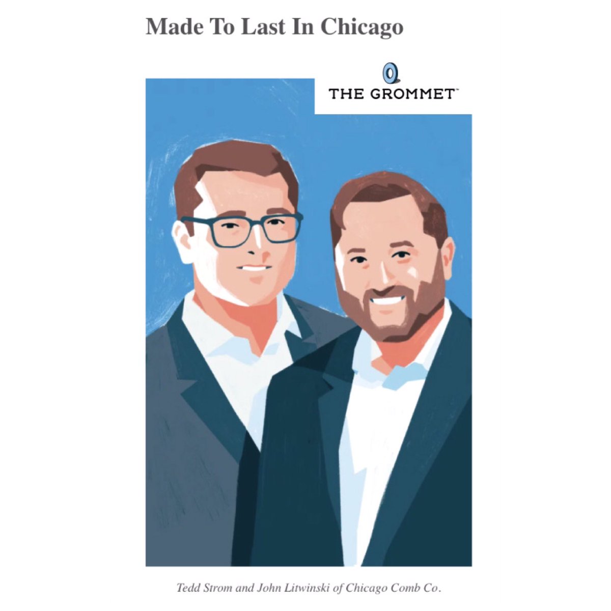 ChicagoComb's tweet image. A very special thank you @TheGrommet, a premier site for unique gifts and innovative products for featuring Chicago Comb in their special Meet the Maker blog feature. Looking for that special holiday gift? Check out grommet.com #makers #madeinusa #loveyourcomb