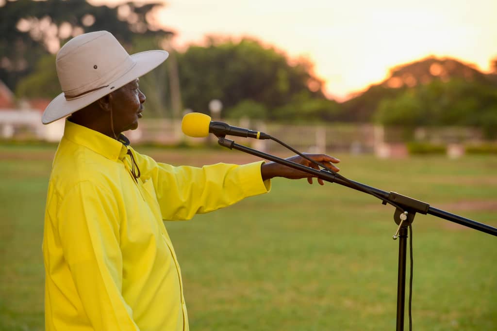 "They have entered an area of fighting that we know very well and  whoever started it will surely regret " the chairman of the ruling party , our candidate <a href="/KagutaMuseveni/">Yoweri K Museveni</a> noted