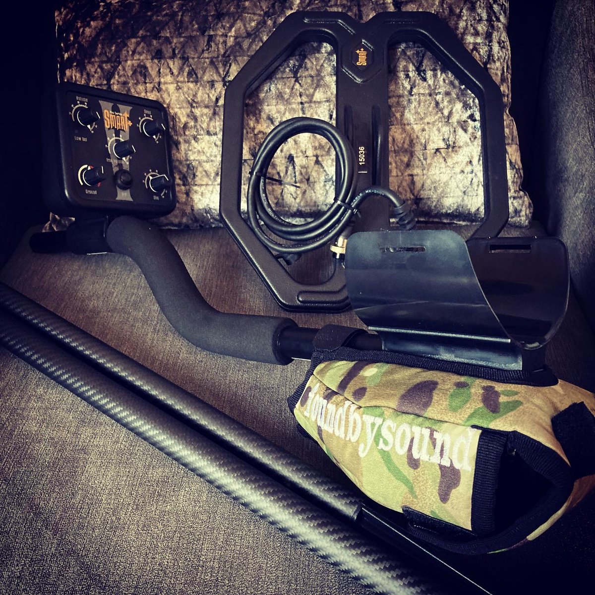 foundbysound's tweet image. New machine to put through its paces. DeepTech Smart Plus pro series. Custom camo battery box cover too 👌