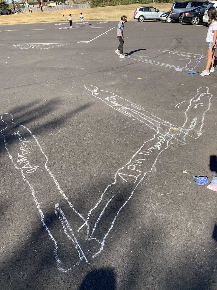 mjfleming5's tweet photo. It was a great day to learn about how the length and position of shadows changes throughout the day. 🌞@TaraOaks_ES https://t.co/S9y3v1uQPG