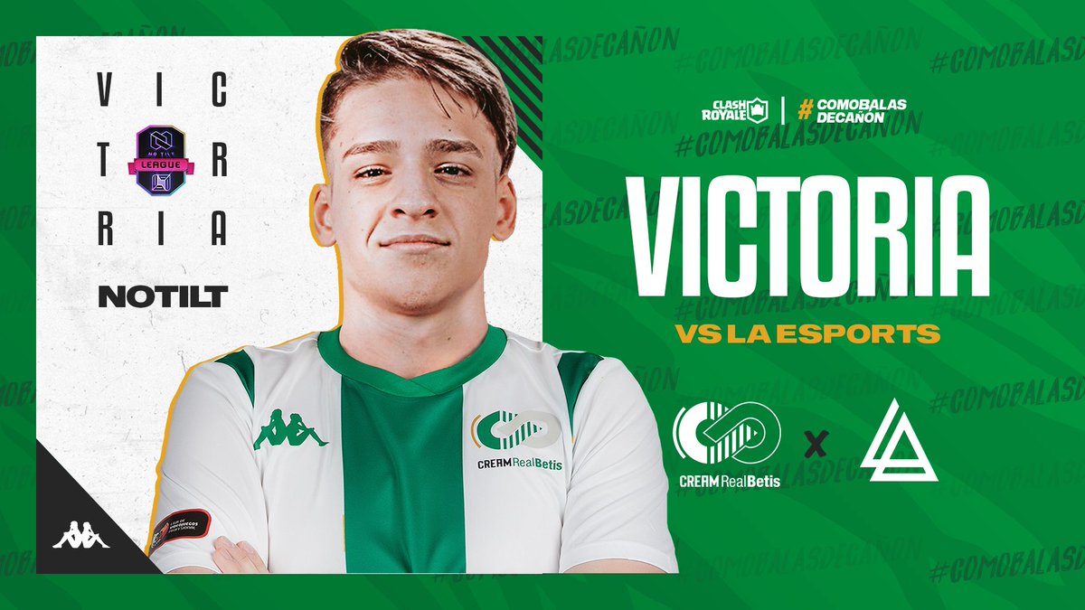 #BTSCR | Ganamos 3 - 2 a @LAEsportsOP en la <a href="/NoTiltGG/">No Tilt</a> League y aseguramos entrar a playoff desde el winner bracket.

Vienen los playoff, empieza nuestro momento 💪

#TeQuieroBetis 💚 #ClashRoyale